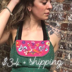 Free People embroidered bohemian top